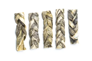 Pletene posušene kože polenovke za pse