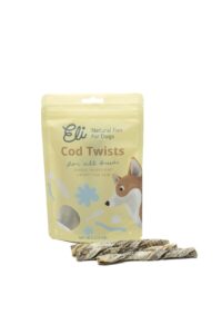 Posušene spirale iz kože polenovke za pse, 80 g