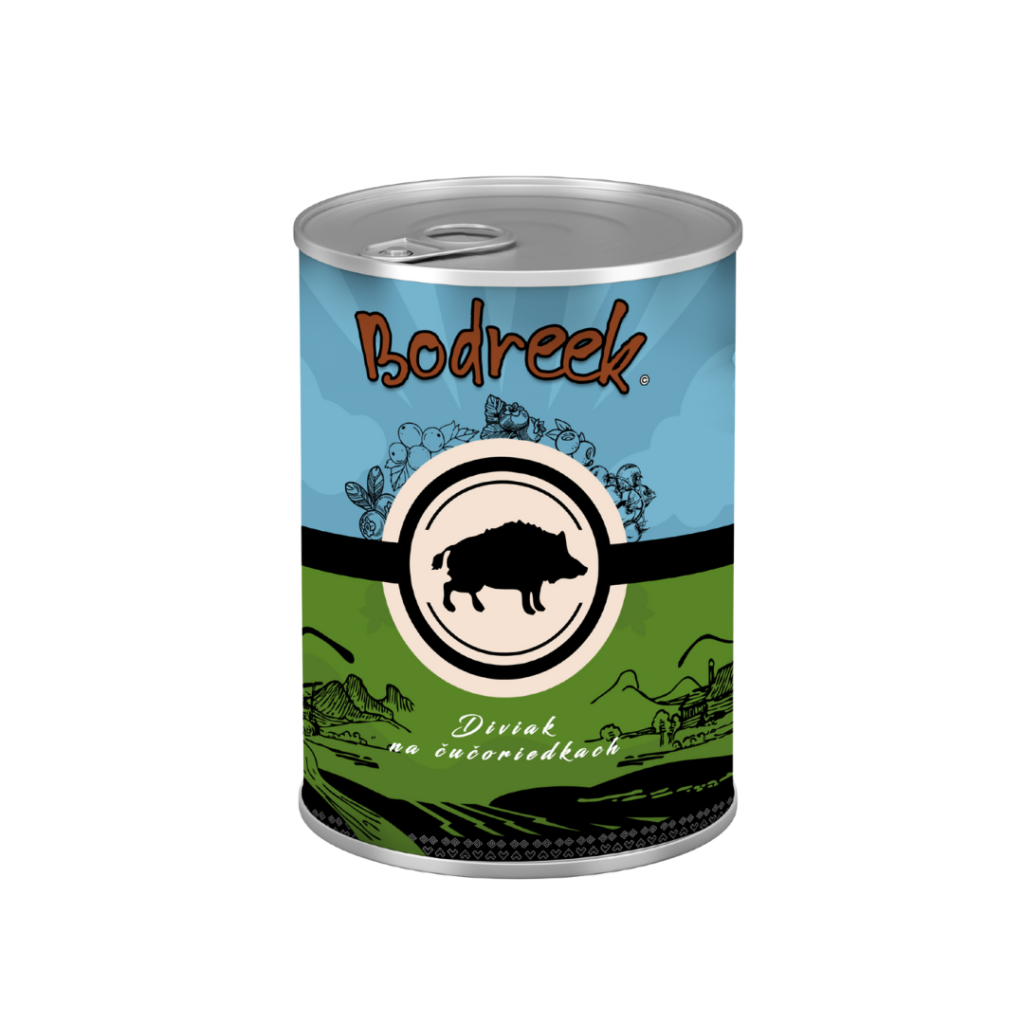 bodreek Divji prašič z borovnico