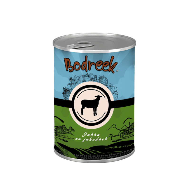 Bodreek mokra hrana - Jagnjetina z jagodo 400g