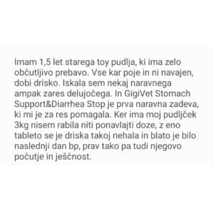 gigivet za prebavo mnenje