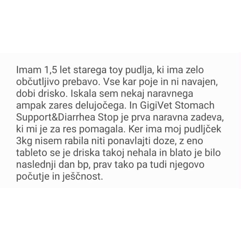 gigivet za prebavo mnenje