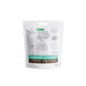 Nature's Protection Superior Care White Dogs - Dentalne hipoalergene palčke - Insekti