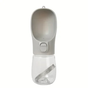 prenosna posoda za vodo za psa-siv 350ml