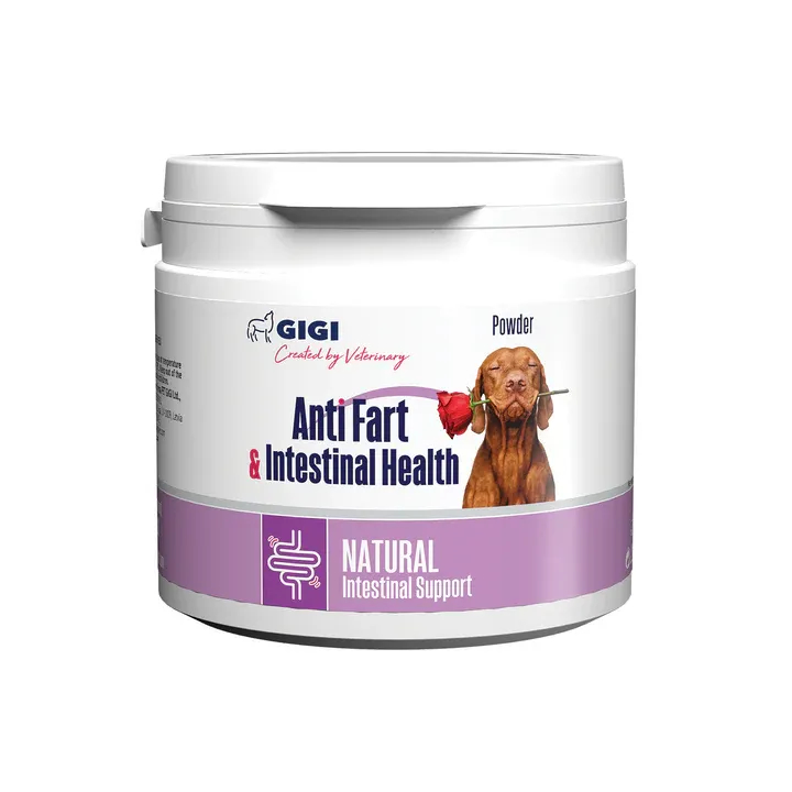 GigiVet Anti Fart & Intestinal Health – naravni prašek za manj napenjanja in boljše delovanje črevesja pri psih