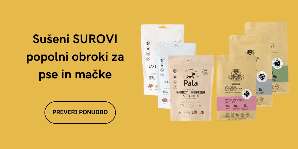 susena surova hrana za psa